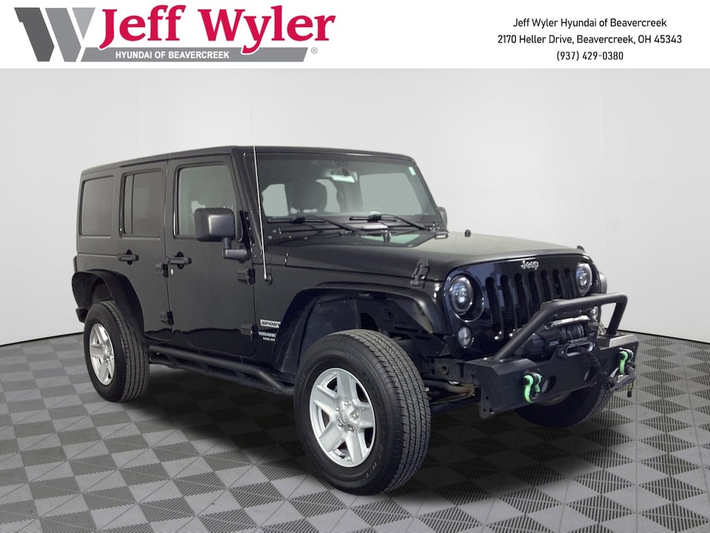 Used 2017 Jeep Wrangler JK Unlimited Sport 4x4 Sport 4x4