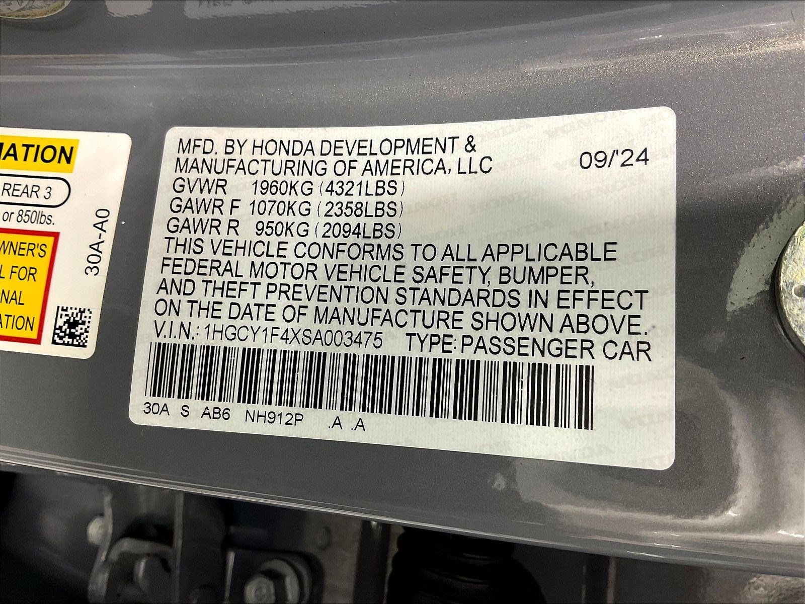2025 Honda Accord SE - Photo 22