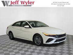 2025 Hyundai Elantra Hybrid Blue Sedan