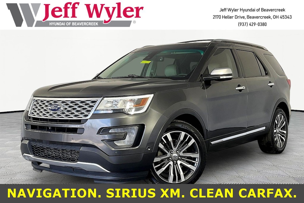 Used 2016 Ford Explorer Platinum 4WD Platinum