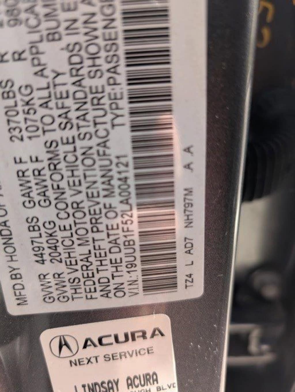 Used 2020 Acura TLX 2.4L Tech Pkg 2.4L FWD w/Technology Pkg