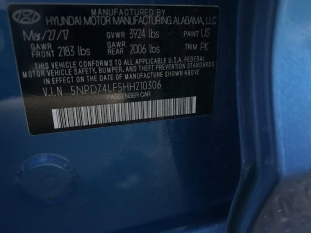 Used 2017 Hyundai Elantra SE SE 2.0L Auto (Alabama) *Ltd Avail*