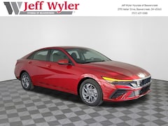 2026 Hyundai Elantra Hybrid Blue Sedan