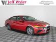 New 2026 Hyundai Elantra Hybrid Blue Sedan