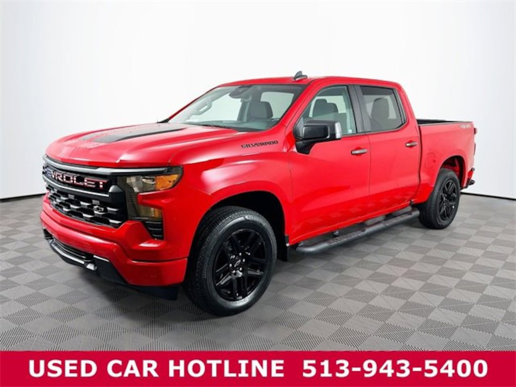 Used 2023 Chevrolet Silverado 1500 Custom 4WD Crew Cab 147 Custom