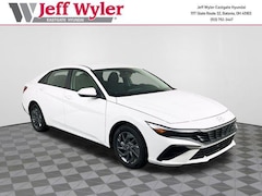 2025 Hyundai Elantra Hybrid Blue Sedan