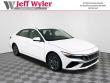 New 2025 Hyundai Elantra Hybrid Blue Sedan