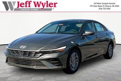 2026 Hyundai Elantra Hybrid Blue Sedan