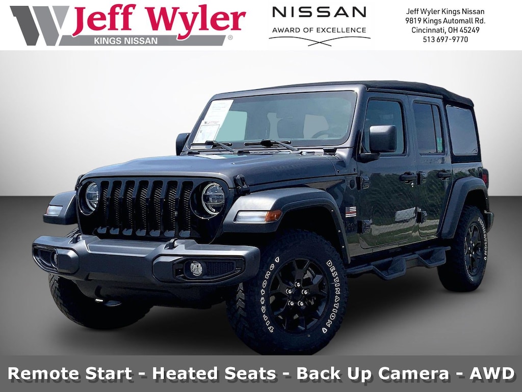 Used 2021 Jeep Wrangler Unlimited Willys 4x4 SUV