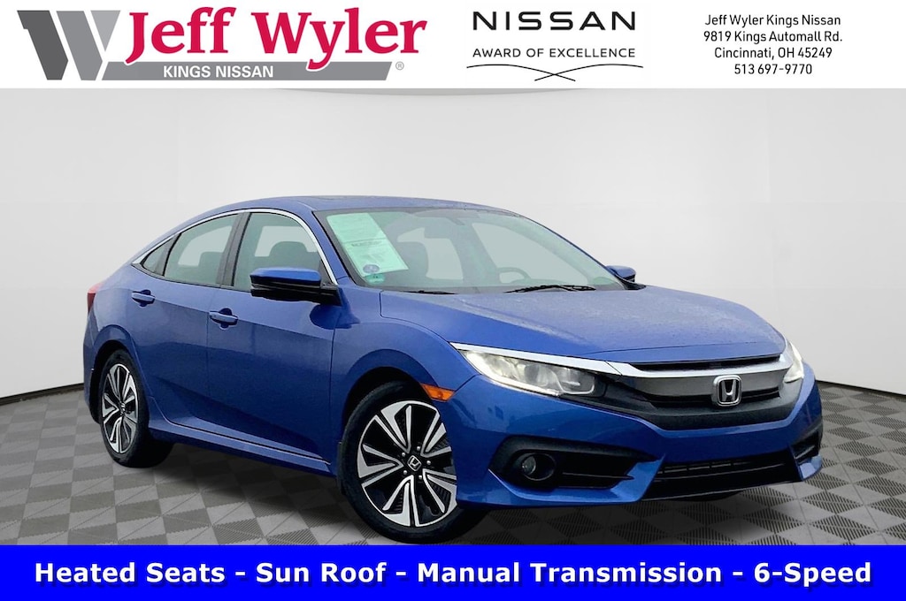 Used 2017 Honda Civic Sedan EX-T Manual Sedan