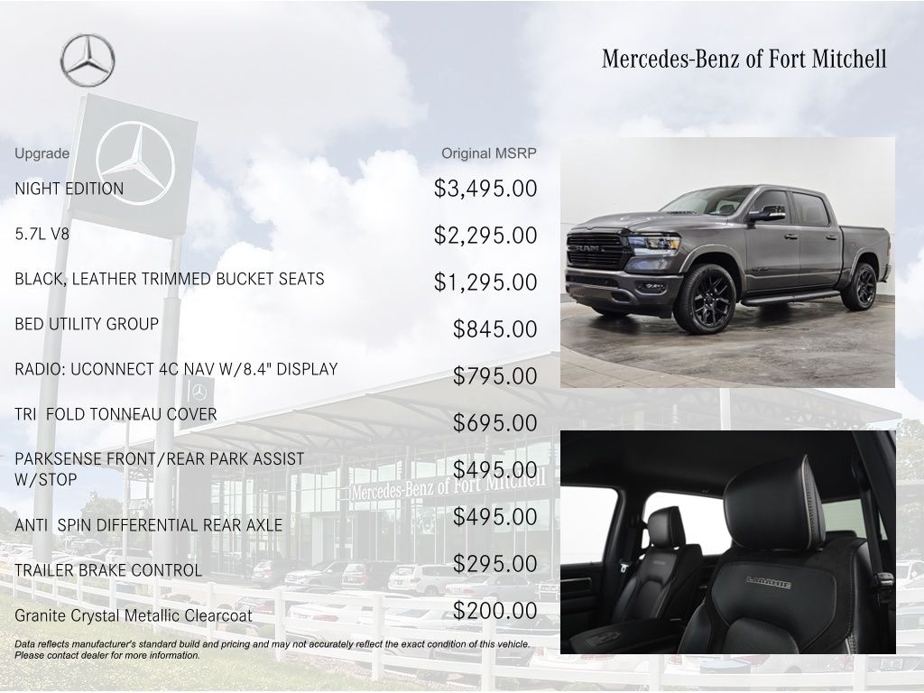 Used 2021 Ram 1500 Laramie Truck Crew Cab