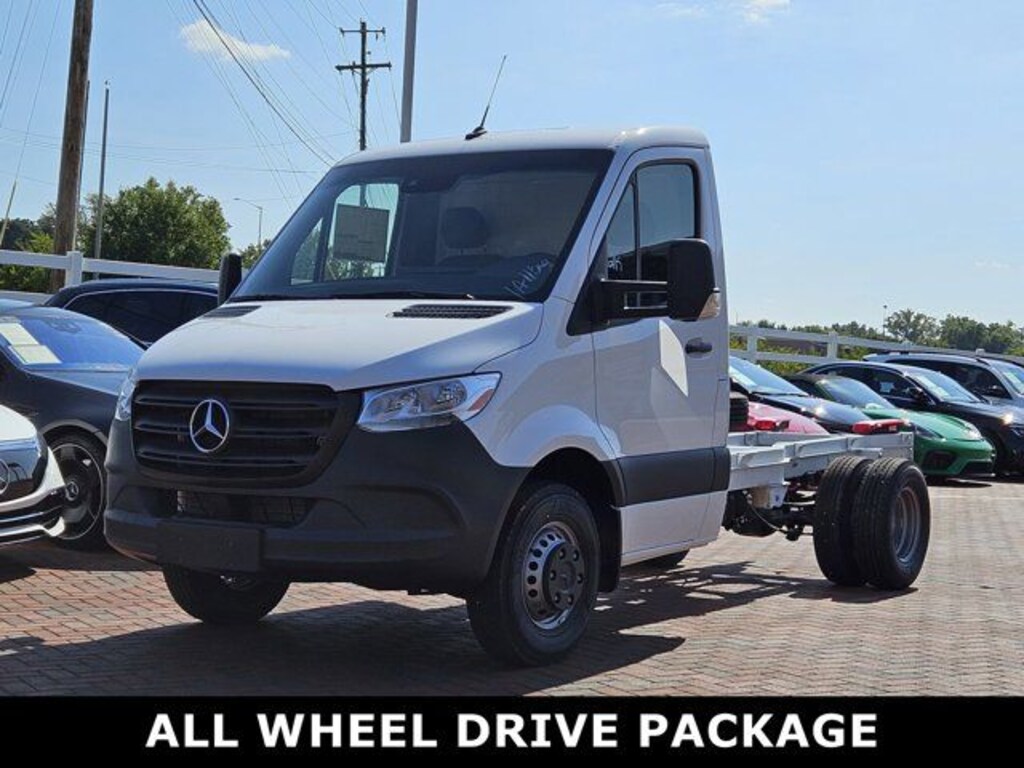 New 2024 Mercedes-Benz Sprinter 3500XD Cab Chassis 144 WB Truck 144" WB AWD