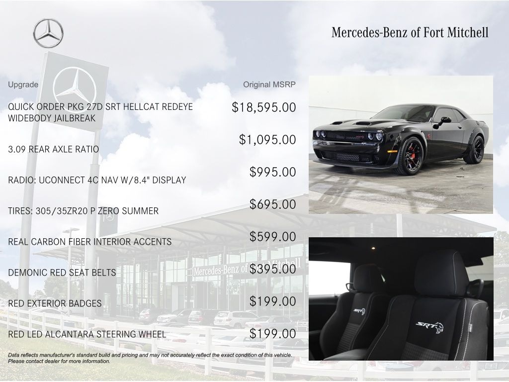 Used 2022 Dodge Challenger SRT Hellcat Coupe