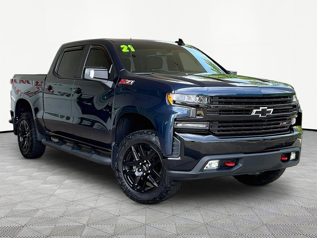 Used 2021 Chevrolet Silverado 1500 4WD Crew Cab 147 LT Trail Boss Truck Crew Cab