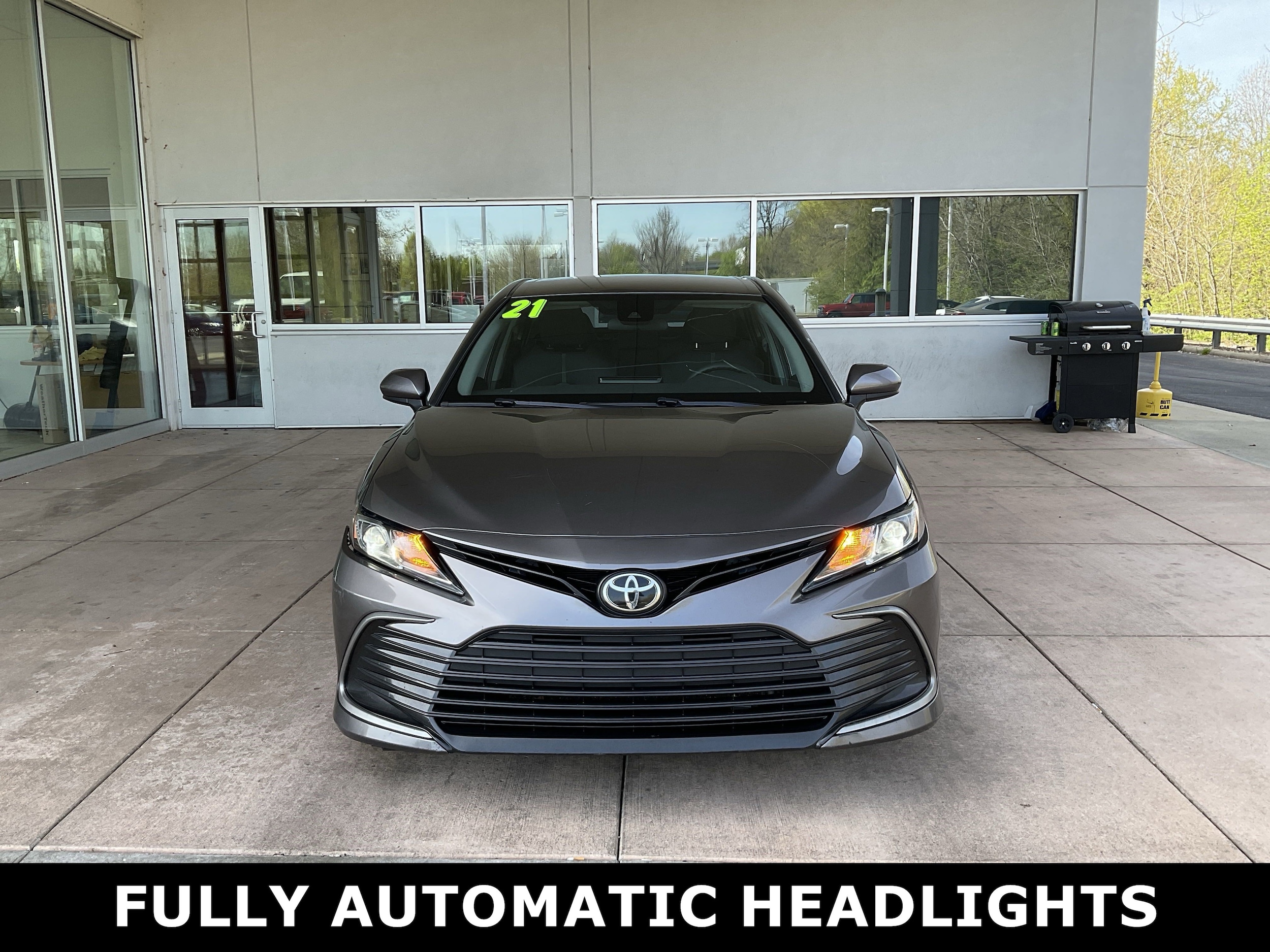Used 2021 Toyota Camry LE with VIN 4T1C11AK1MU573354 for sale in Springfield, OH