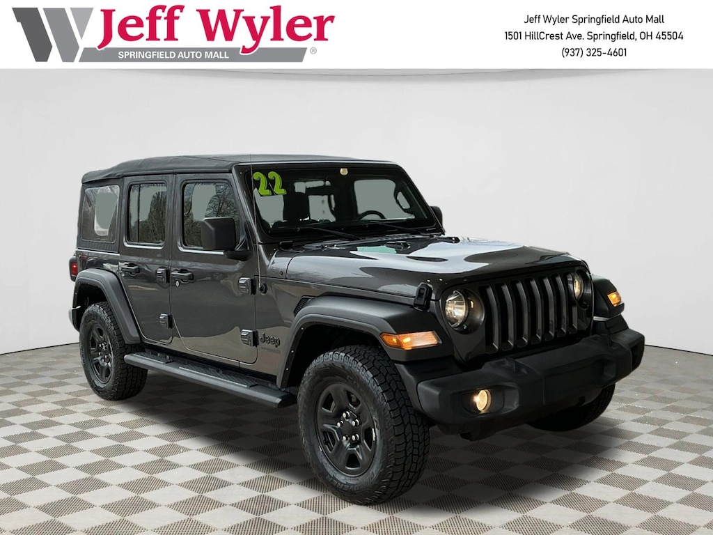 Used 2022 Jeep Wrangler Unlimited Sport 4x4 SUV