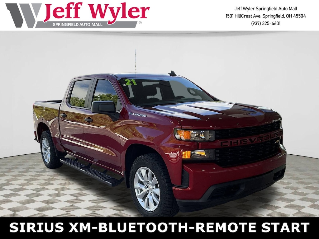 Used 2021 Chevrolet Silverado 1500 4WD Crew Cab 147 Custom Truck Crew Cab