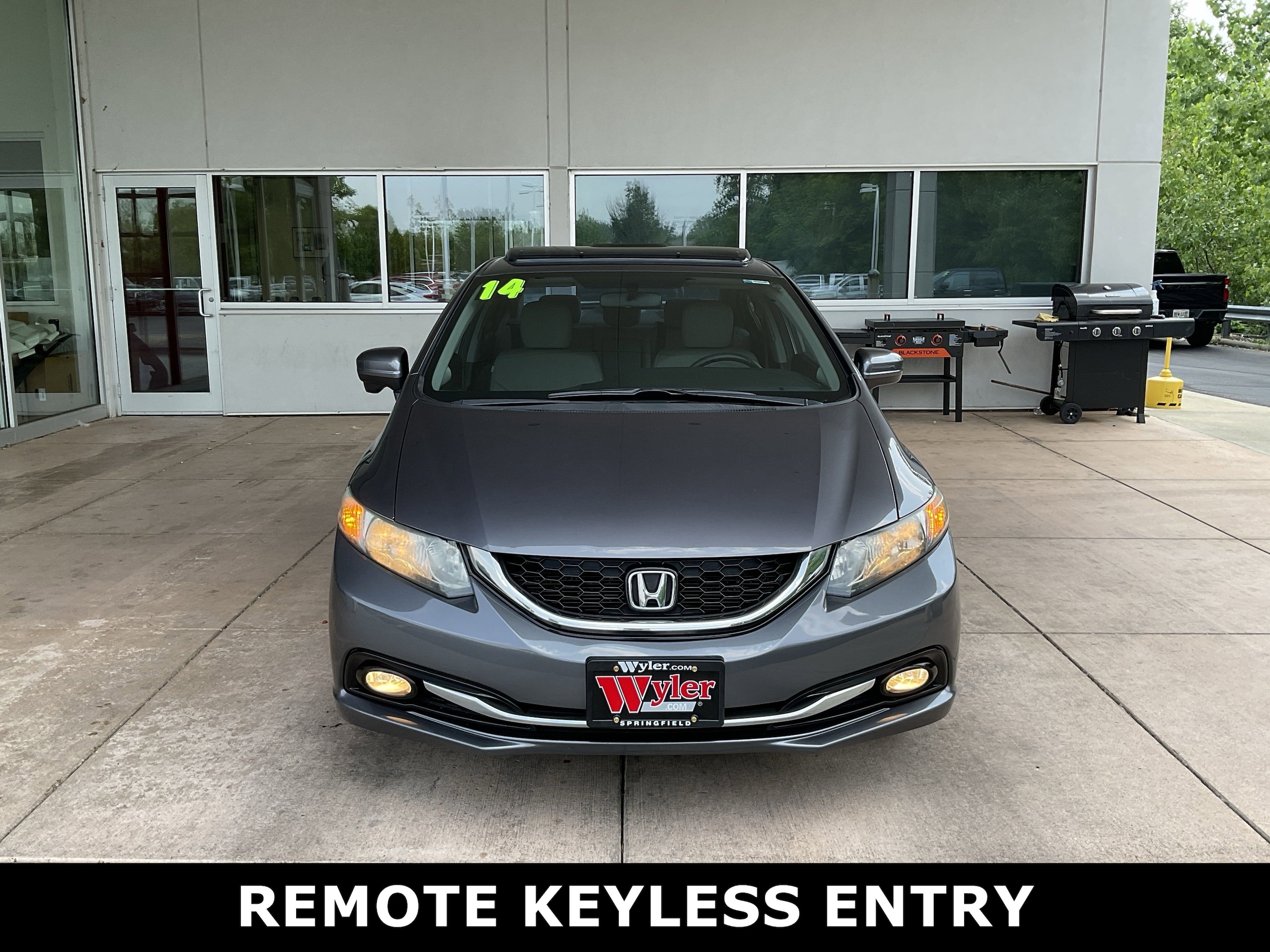 Used 2014 Honda Civic EX-L with VIN 19XFB2F95EE045598 for sale in Springfield, OH