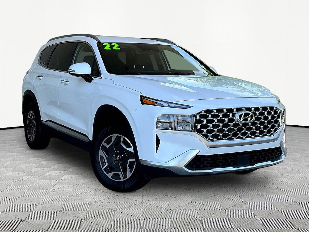 Used 2022 Hyundai Santa Fe Hybrid Blue AWD SUV