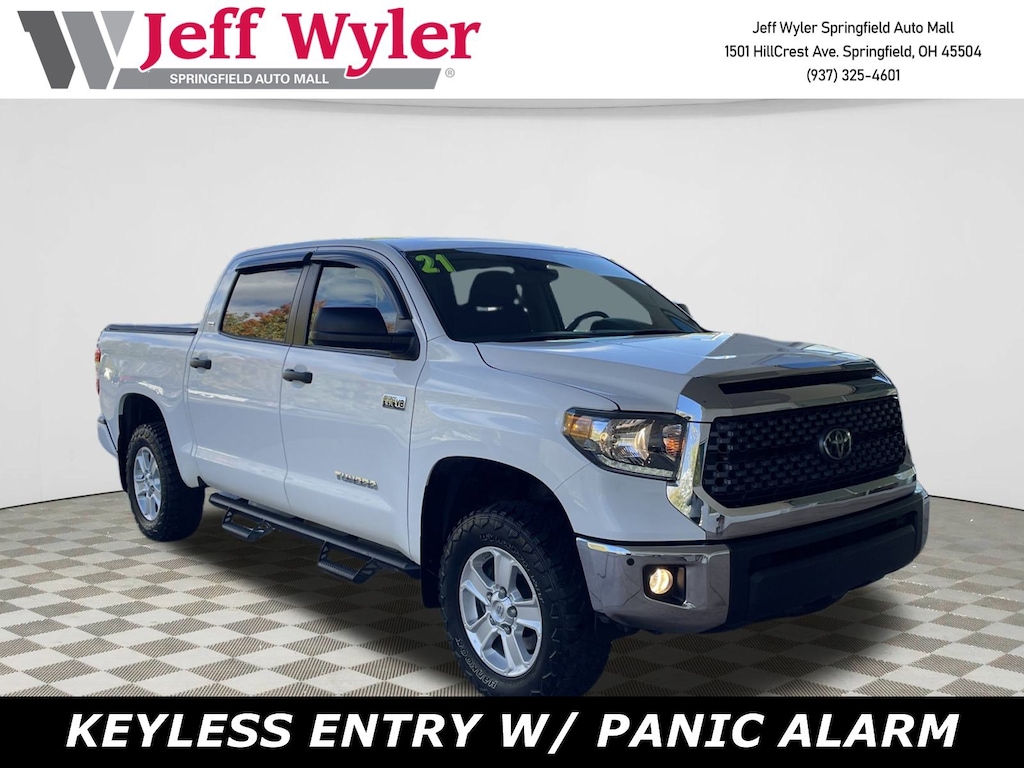 Used 2021 Toyota Tundra 4WD SR5 CrewMax 5.5 Bed 5.7L Truck CrewMax