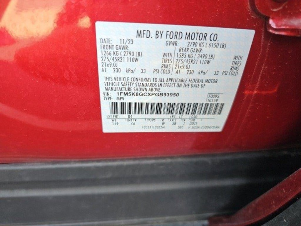 Used 2023 Ford Explorer ST 4WD SUV