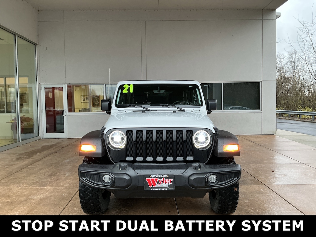 Used 2021 Jeep Wrangler Unlimited Willys 4x4 SUV