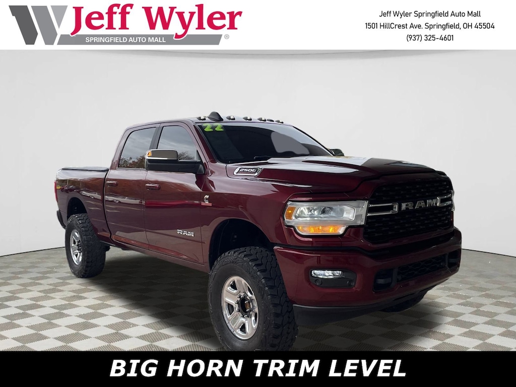 Used 2022 Ram 2500 Big Horn 4x4 Crew Cab 64 Box Truck Crew Cab