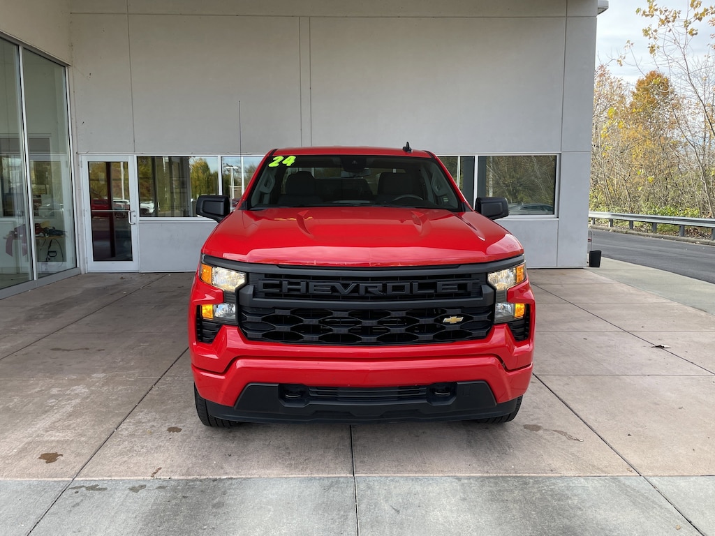 Used 2024 Chevrolet Silverado 1500 4WD Double Cab 147 Custom Truck Double Cab