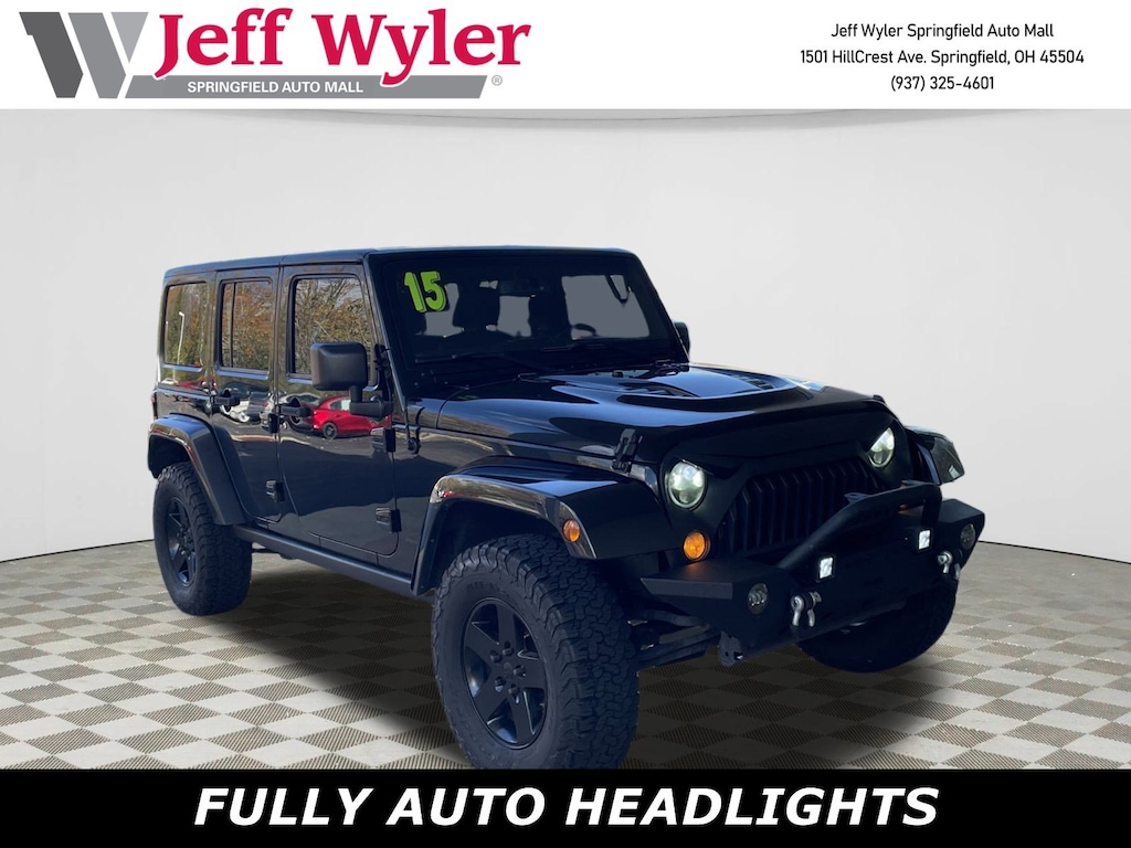Used 2015 Jeep Wrangler Unlimited 4WD 4dr Wrangler X *Ltd Avail* SUV
