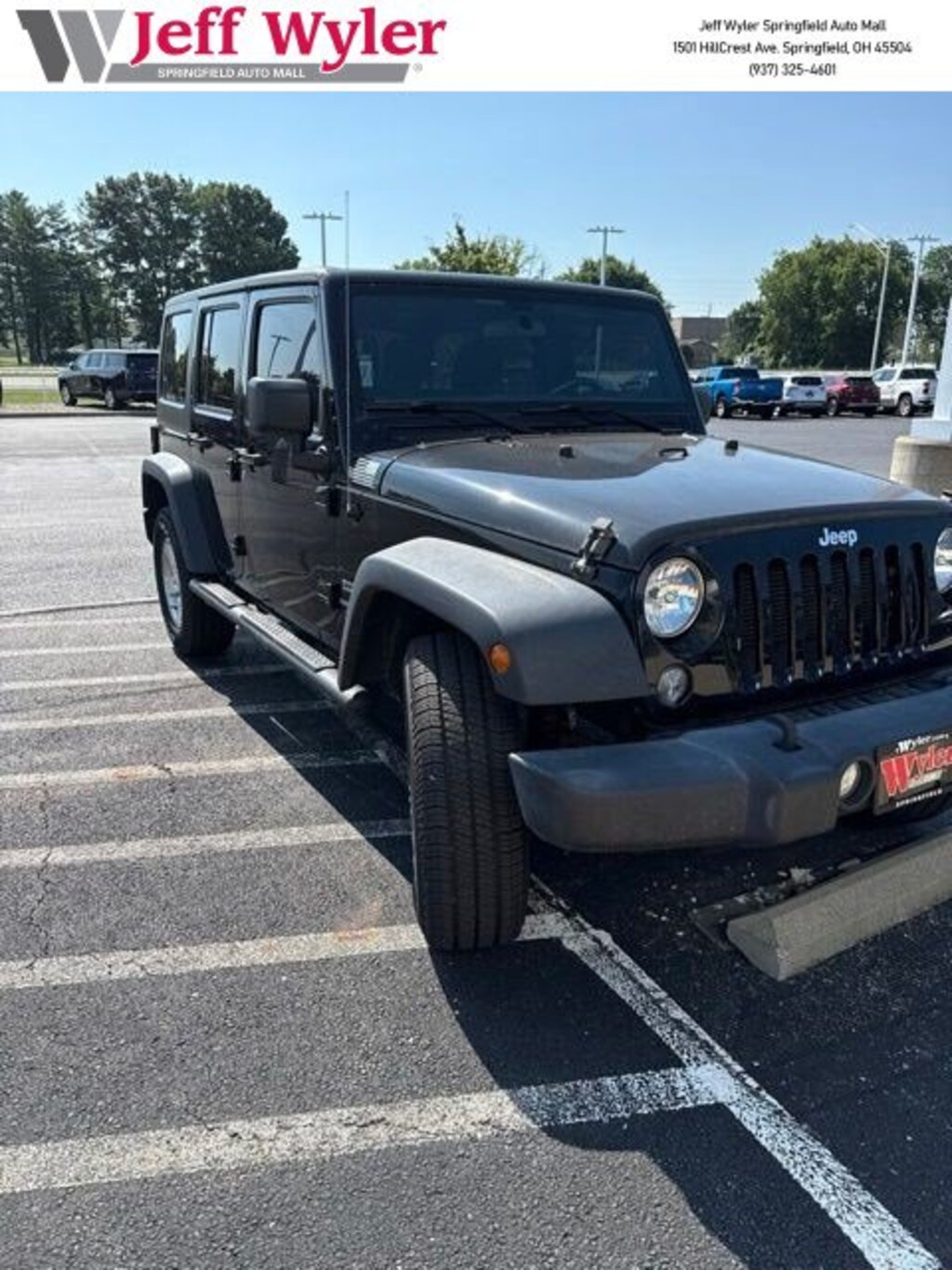 Used 2017 Jeep Wrangler Unlimited Sport 4x4 SUV