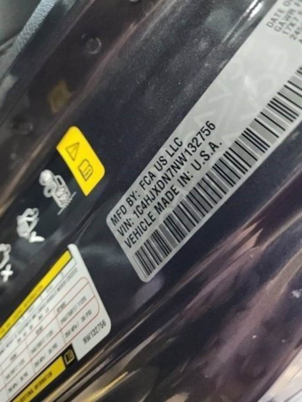 Used 2022 Jeep Wrangler Unlimited Sport 4x4 SUV