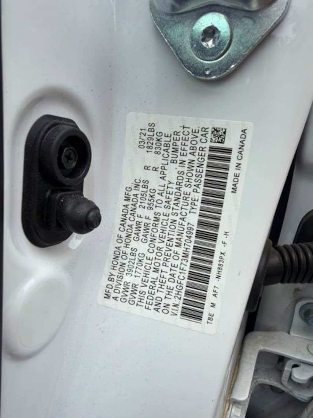 Used 2021 Honda Civic Sedan EX-L CVT Sedan