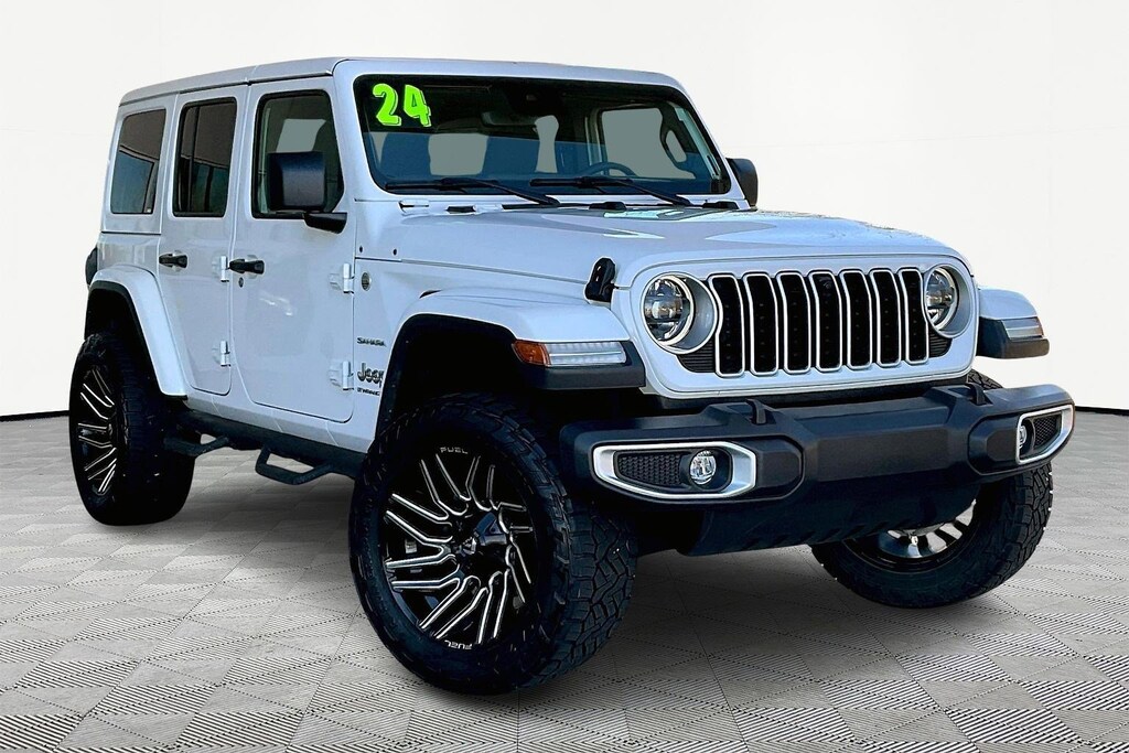 Used 2024 Jeep Wrangler Sahara 4 Door 4x4 SUV