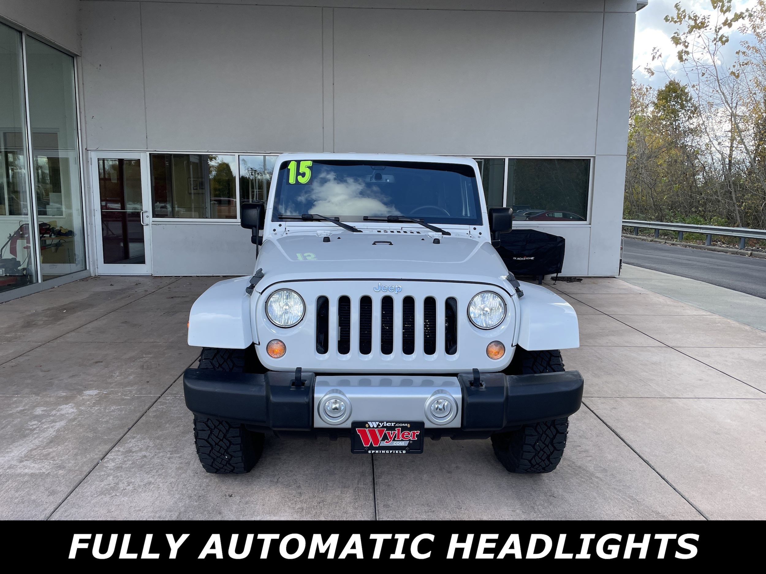 Used 2015 Jeep Wrangler Sahara with VIN 1C4AJWBG1FL638747 for sale in Springfield, OH