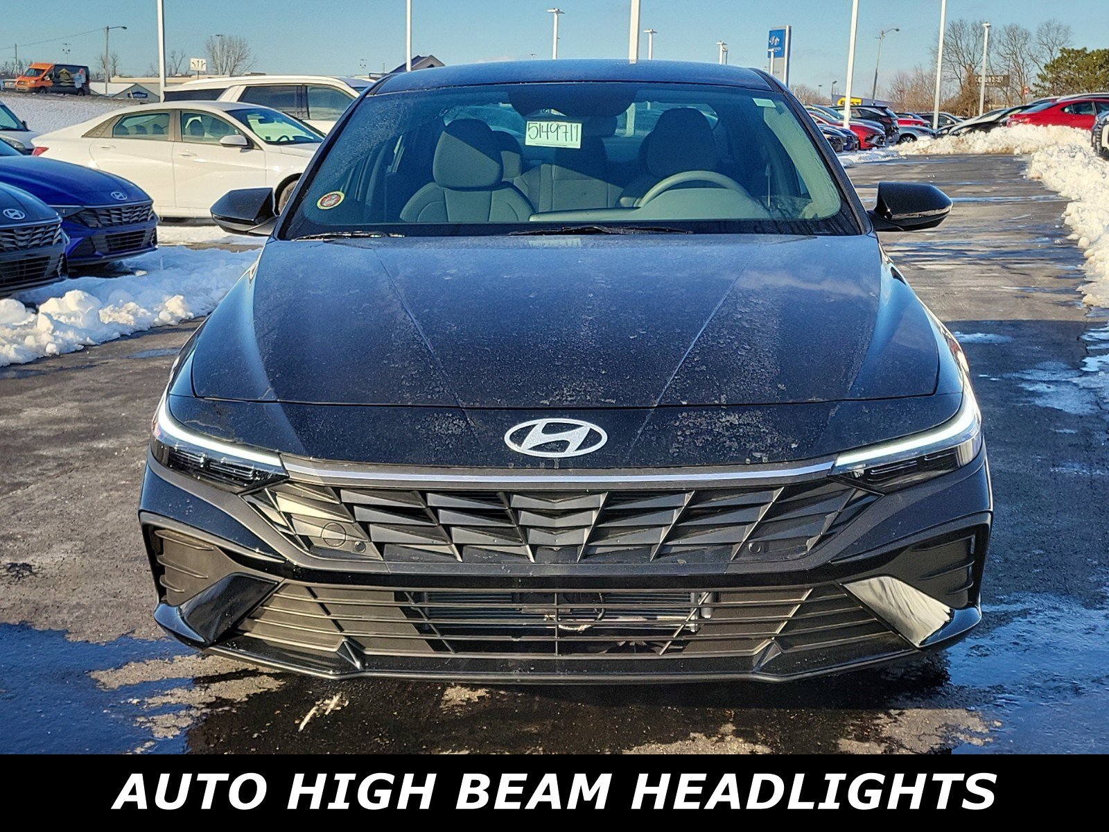 2025 Hyundai Elantra Hybrid Blue photo 2