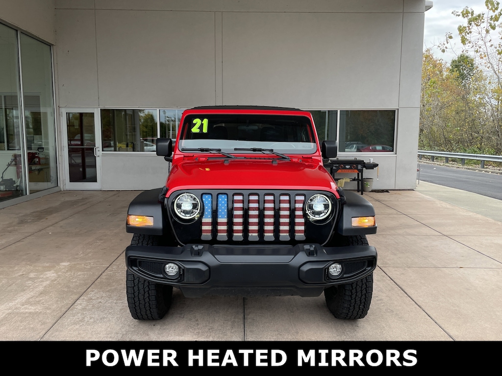 Used 2021 Jeep Wrangler Unlimited Willys 4x4 SUV