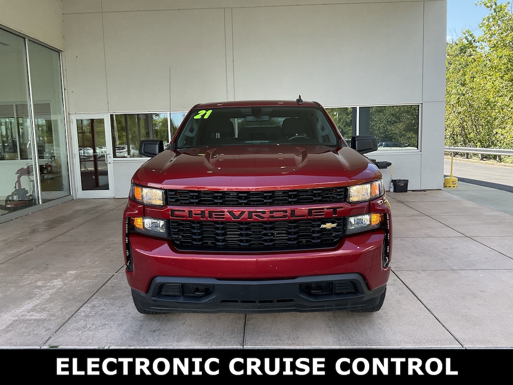 Used 2021 Chevrolet Silverado 1500 4WD Crew Cab 147 Custom Truck Crew Cab