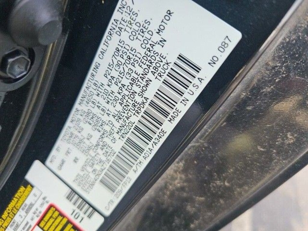 Used 2010 Toyota Tacoma Truck Regular Cab