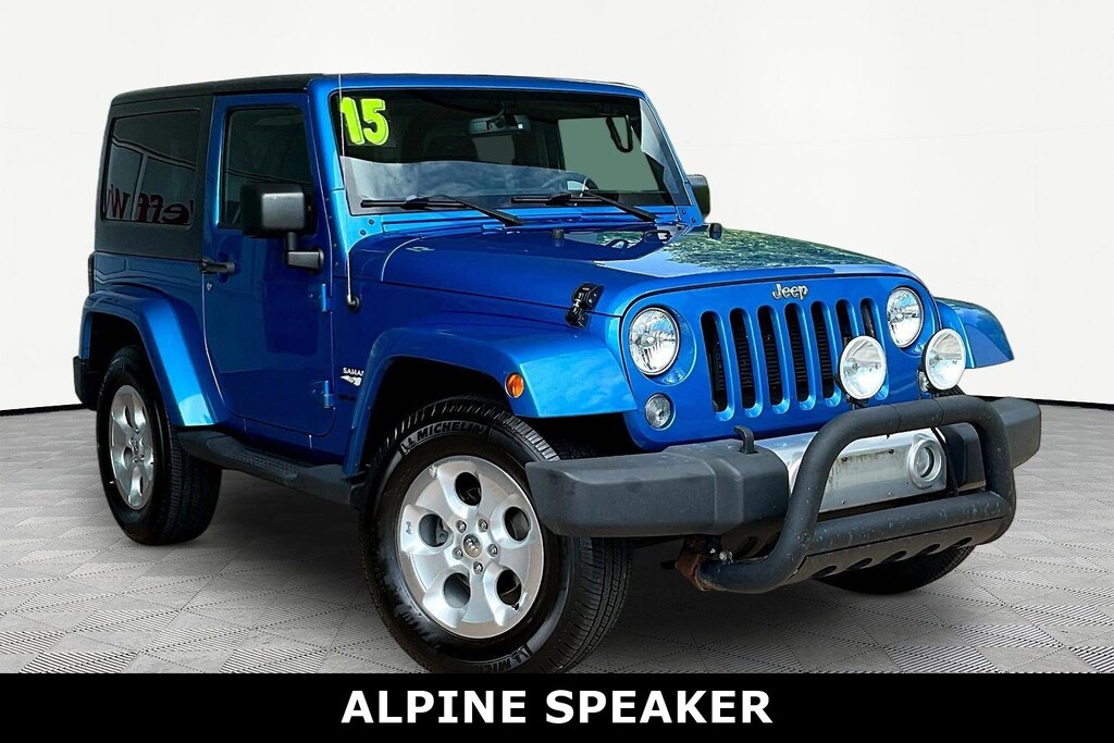 Used 2015 Jeep Wrangler 4WD 2dr Sahara SUV