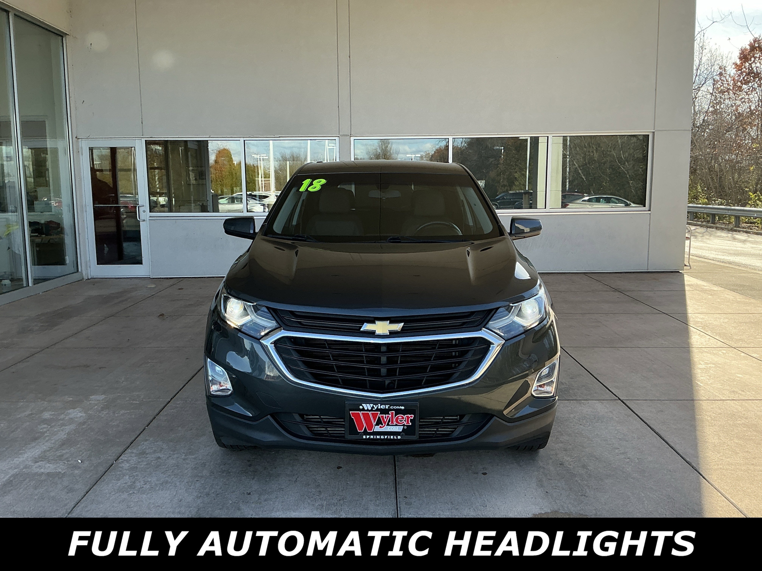 Used 2018 Chevrolet Equinox LT with VIN 2GNAXSEV3J6312555 for sale in Springfield, OH