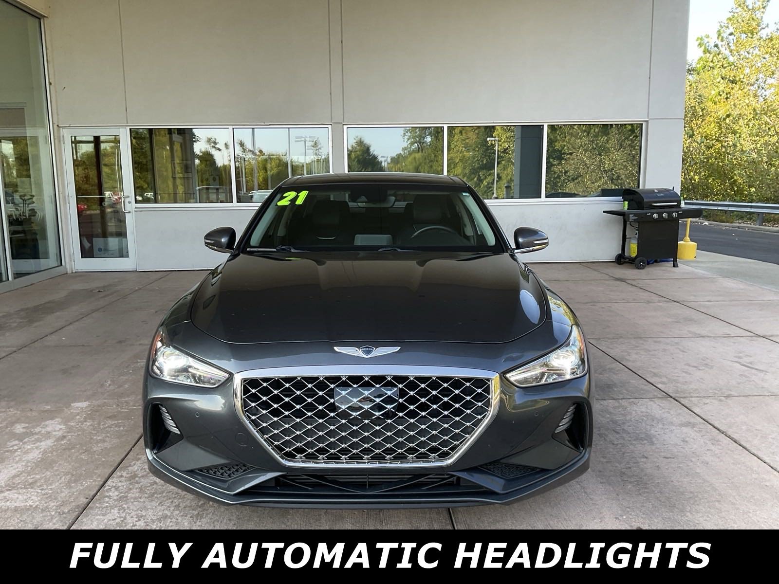 Used 2021 GENESIS G70 Standard with VIN KMTG34LA8MU072372 for sale in Springfield, OH