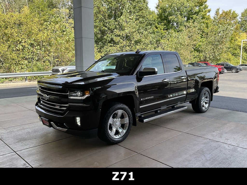 Used 2018 Chevrolet Silverado 1500 4WD Double Cab 143.5 LTZ w/2LZ Truck Double Cab