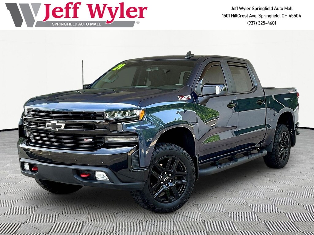 Used 2021 Chevrolet Silverado 1500 4WD Crew Cab 147 LT Trail Boss Truck Crew Cab