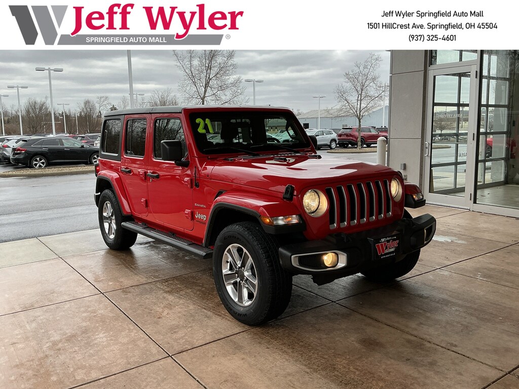 Used 2021 Jeep Wrangler Unlimited Sahara 4x4 SUV