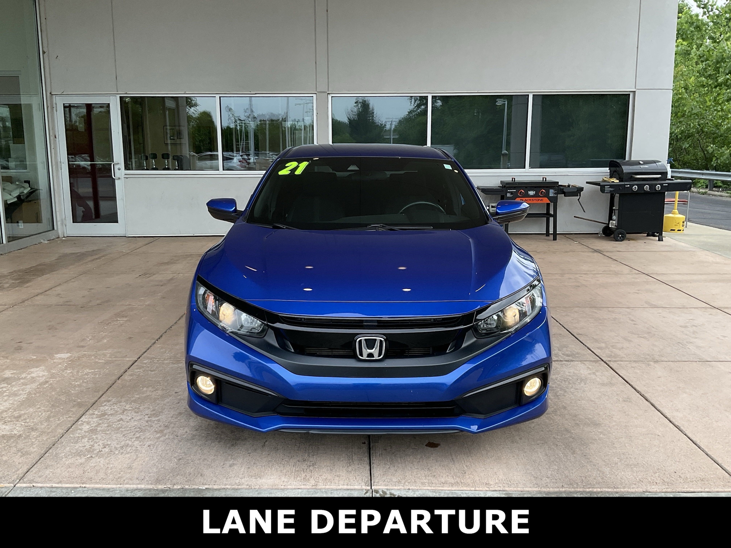 Used 2021 Honda Civic Sport with VIN 2HGFC2F84MH513457 for sale in Springfield, OH