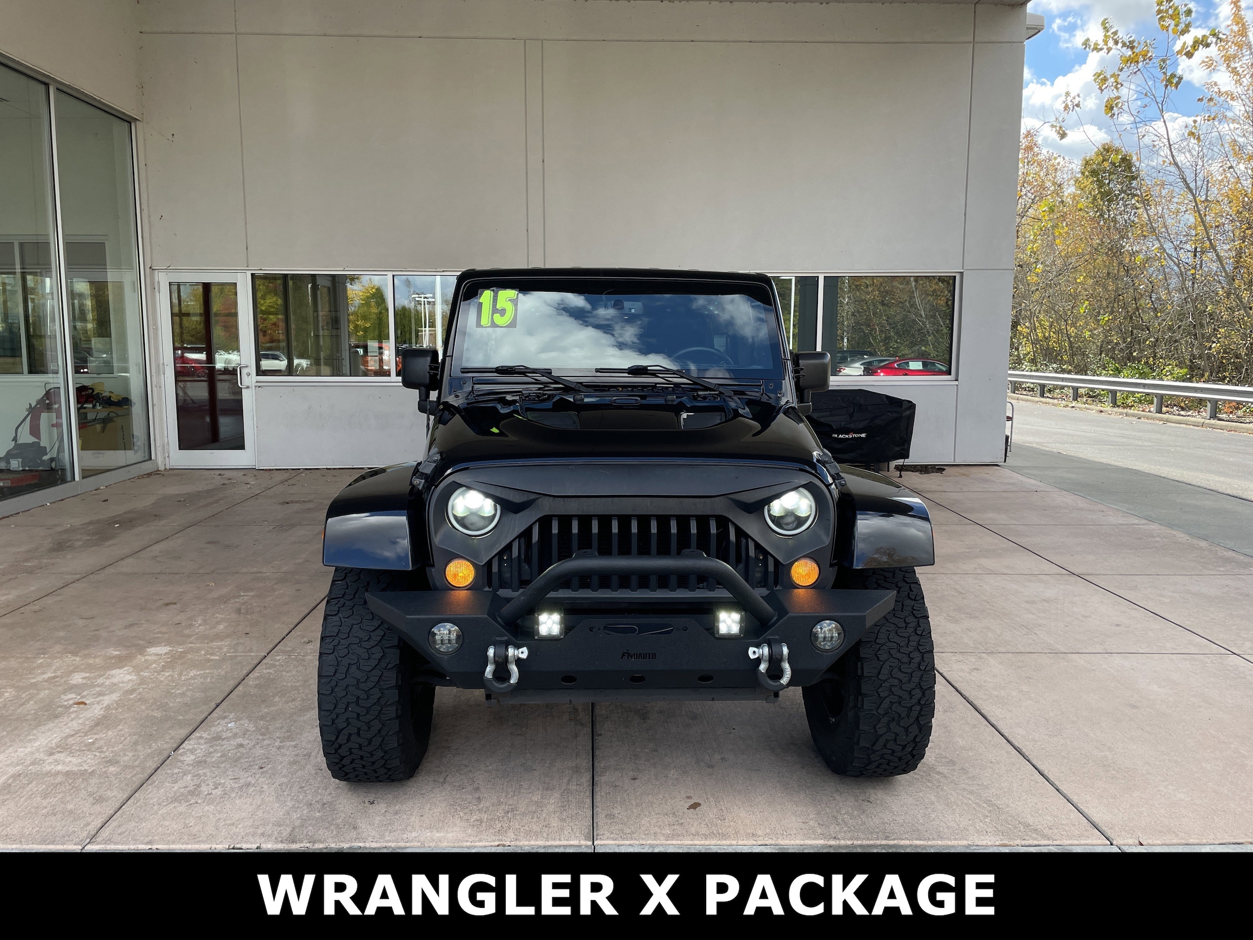 Used 2015 Jeep Wrangler Unlimited Sahara with VIN 1C4BJWEG1FL607868 for sale in Springfield, OH