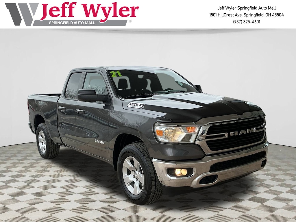 Used 2021 Ram 1500 Big Horn 4x4 Quad Cab 64 Box Truck Quad Cab