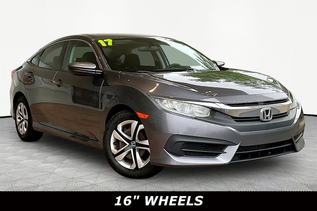 Used 2017 Honda Civic Sedan LX CVT Sedan