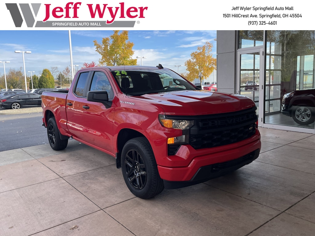 Used 2024 Chevrolet Silverado 1500 4WD Double Cab 147 Custom Truck Double Cab