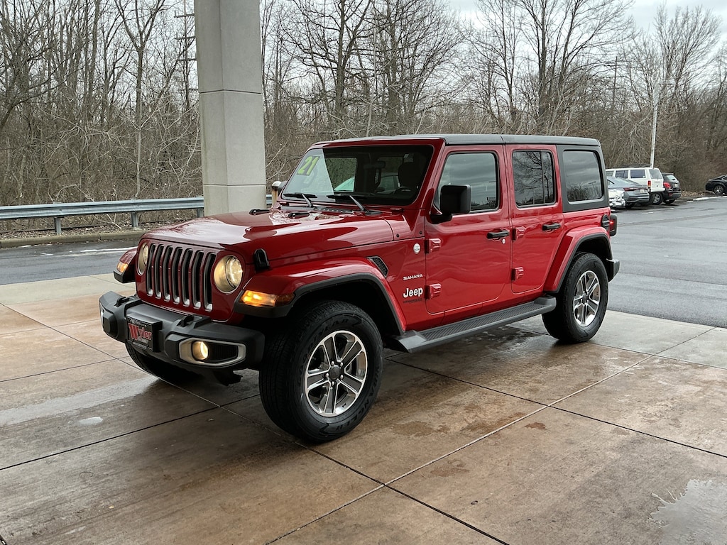 Used 2021 Jeep Wrangler Unlimited Sahara 4x4 SUV
